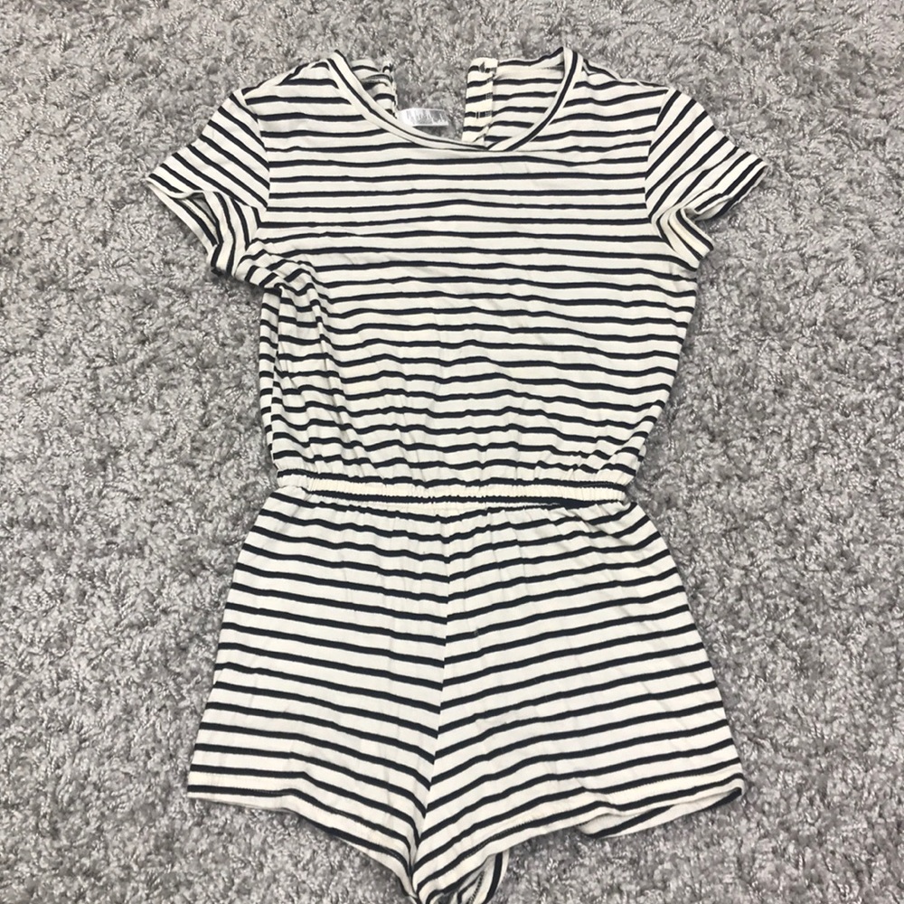 Striped romper